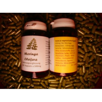 Moringa oleifera 250 Vegi-Kapseln a' 500mg (1kg/111,20 EUR)
